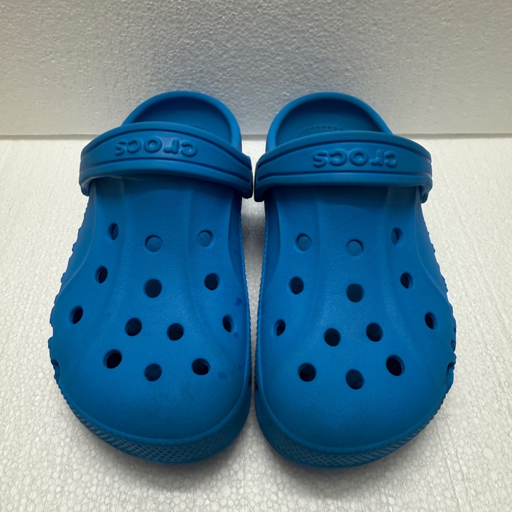 Crocs Baya Kids Blue Clogs -Size C-13